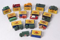 Lot 2330 - 12 boxed Matchbox 1-75 series diecasts, all...