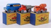 Lot 2343 - 3x 1-75 Moko Lesney diecasts to include; No.25...
