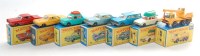 Lot 2362 - 7 boxed Matchbox 1-75 series diecasts, various...