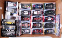 Lot 2512 - 17 F1 related Atlas Edition diecasts, all in...