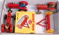 Lot 1904 - Dinky Toys, farm tractors and implements to...