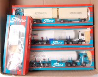 Lot 2556 - 4x Tekno 1/50 scale transport and tanker...