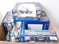 Lot 2593 - 11 mixed aircraft and tank diecasts to include;...
