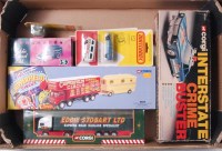 Lot 2594 - Mixed plastic and diecast models to include;...