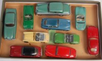 Lot 2608 - 10 assorted playworn and repainted 1/42 scale...
