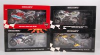 Lot 2615 - 4x 1/12 scale Minichamps Motorcycles, all...