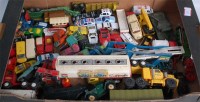 Lot 2618 - 2 trays of mixed playworn diecasts to include;...