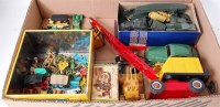 Lot 3112 - Mixed tinplate, plastic and diecast to include;...