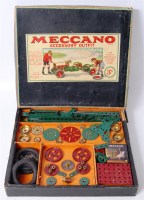 Lot 3122 - Meccano accessory outfit 3A, in original black...