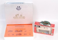 Lot 3124 - Schuco 3000 VW telesteering car set, green and...