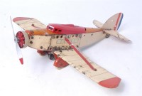 Lot 3148 - Meccano, constructed aeroplane made-up as a...