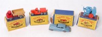 Lot 2329 - 4 boxed Matchbox 1-75 series diecasts, all...