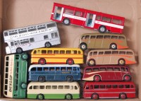 Lot 1958 - 10 repainted Dinky Toys, public transport...