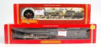 Lot 752 - A Hornby R330 BR black class 9F engine and...