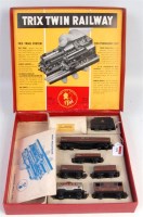 Lot 834 - A Trix Twin Railway BRF goods set with 6...