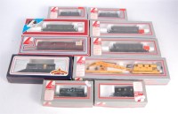 Lot 932 - 8 boxed Lima wagons including 3 CWS milk...