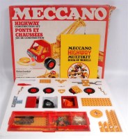 Lot 3116 - Meccano, 1970s sets to include; crane...