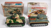 Lot 3109 - Japanese? battery operated M-48 tank in...