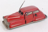 Lot 3183 - A Joustra No. 2002 tinplate and clockwork car...