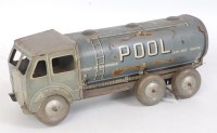 Lot 3187 - A Mettoy tinplate and clockwork pool petrol...