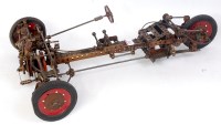 Lot 3202 - A Meccano home built model of a three-wheel...