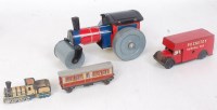 Lot 3221 - A mixed tinplate group to include a Wells...