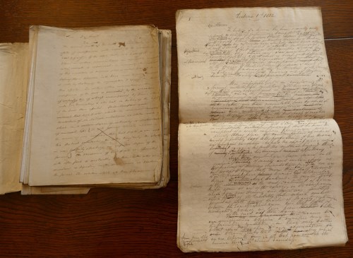 Lot 2010 - Box; Alfred Swaine Taylor manuscript lecture...