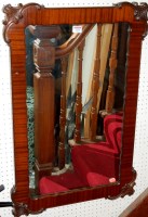 Lot 1095 - A 1920s mahogany framed rectangular wall...