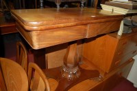 Lot 1189 - An early Victorian mahogany and rosewood round...