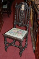 Lot 1195 - A circa 1900 Caroleon style carved and...
