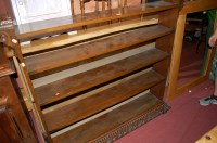 Lot 1249 - An early 20th century stained pine...