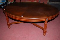 Lot 1262 - A set of three contemporary mahogany oval...