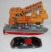 Lot 1571 - Three various loose tinplate vehicles and...