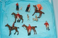 Lot 1575 - A collection of Britains Miniature Series hunt...