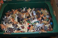 Lot 1621 - A box containing a quantity of Britains and...