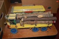 Lot 1637 - Two home-built Meccano models, to include...