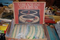 Lot 1643 - Two boxes Louis Marx streamlined Speedway...