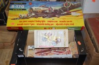 Lot 1645 - One box containing a quantity of plastic and...