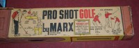 Lot 1663 - A Marx pro-shot Golf boxed playset