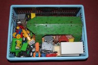 Lot 1664 - A box of Tinpo and other tinplate and diecast...