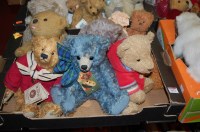 Lot 1672 - One box, qty mohair and plush collectable...