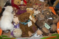 Lot 1674 - Box qty modern release mohair and plush...