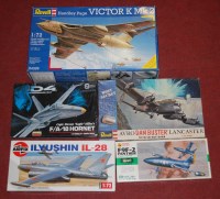 Lot 1688 - Five various boxed plastic kits to inc. Revell...