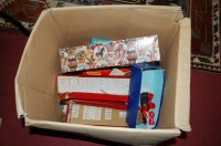 Lot 1695 - One box qty empty toy & collectors model boxes...