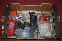 Lot 1707 - A box qty Triang Minic Motorways track and...