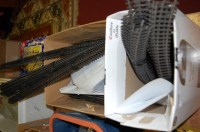 Lot 1716 - Two boxes qty loose 00 gauge track, to inc....