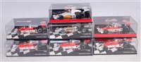 Lot 2636 - Seven various plastic cased Minichamps,...