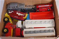 Lot 1946 - A quantity of playworn and loose Dinky Toy...