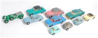 Lot 2750 - Tri-ang, Spot-On, playworn cars to include;...