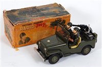Lot 3318 - A Nomura of Japan battery powered radio jeep,...